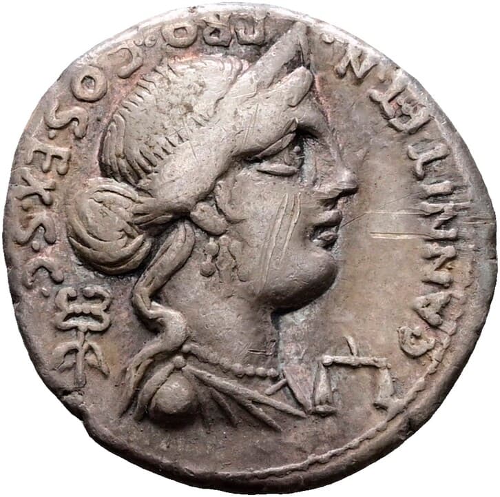 Denarius · Italy (North), Uncertain (military, probably Gaul) — obverse