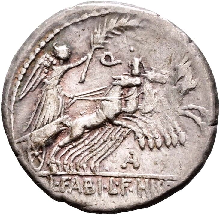 Denarius · Italy (North), Uncertain (military, probably Gaul) — reverse