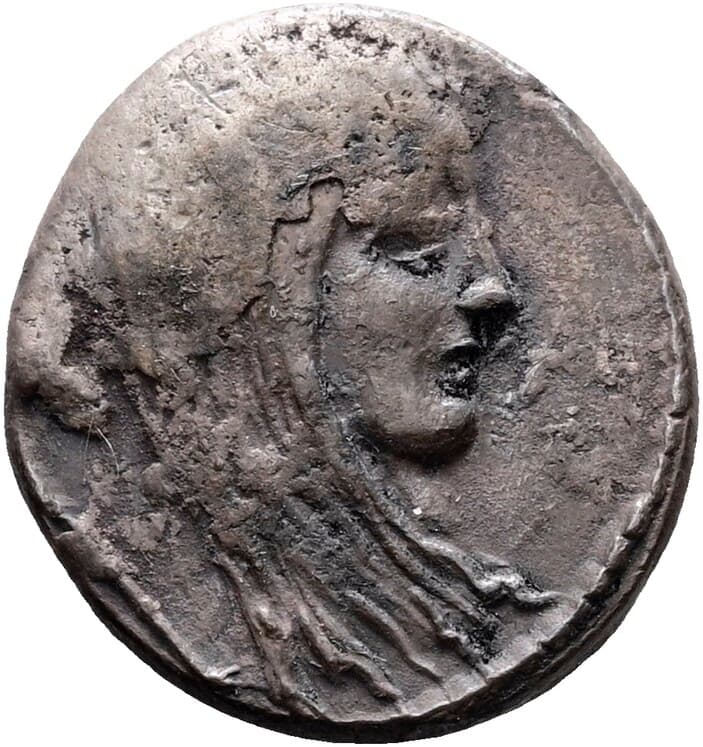 RRC | 448/3 | Denarius Serratus | RRC 448/3 — Obverse