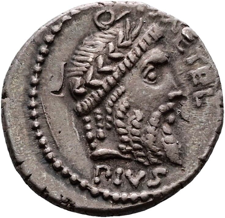 Denarius · Uncertain (Africa), Uncertain (military, Gaul or Italy) — Obverse