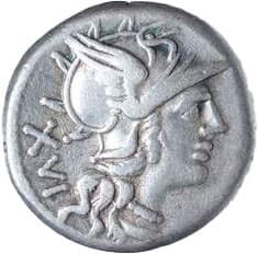 RRC | 226/1b | Denarius Serratus | RRC 226/1 — Obverse