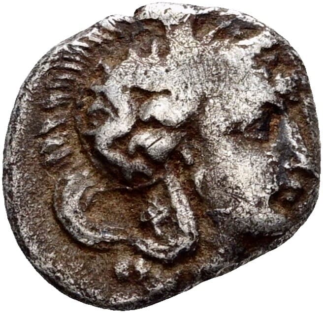 Diobol · Tarentum — obverse